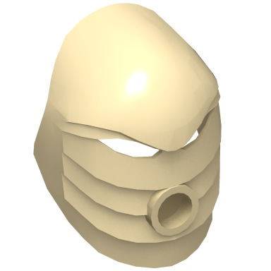 Tan Bionicle Mask Rau (Turaga)