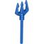 Blue Bionicle Weapon Long Axle Trident