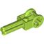 Lime Technic Axle 1.5 with Perpendicular Axle Connector (Technic Pole Reverser Handle)