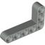Light Gray Technic Beam 3 x 5 L-Shape Thick