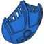 Blue Bionicle Weapon 5 x 5 Shield with 3 Top Fins
