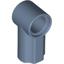 Metal Blue Technic Axle and Pin Connector Angled #1