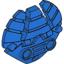 Blue Bionicle Weapon 5 x 5 Shield with Triple Blasters