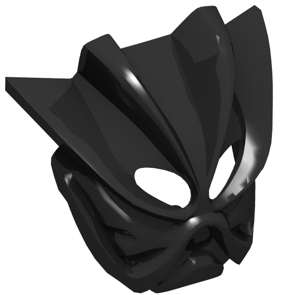 Black Bionicle Mask Kakama Nuva