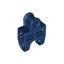 Dark Blue Technic Axle Connector 2 x 3 with Ball Socket Open Sides