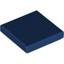 Dark Blue Tile 2 x 2 with Groove