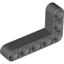 Dark Bluish Gray Technic Beam 3 x 5 L-Shape Thick