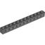 Dark Bluish Gray Technic Brick 1 x 12 [11 Holes]