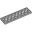 Light Bluish Gray Technic Plate 2 x 8 [7 Holes]