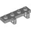 Light Bluish Gray Hinge Plate 1 x 4 Locking Dual 1 Finger