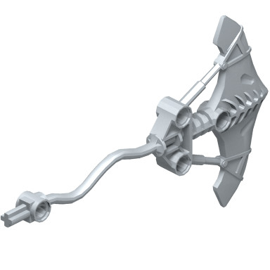 Flat Silver Bionicle Weapon Hydro Blade