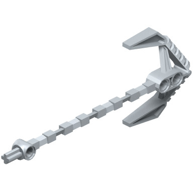 Flat Silver Bionicle Weapon Proto-Piton