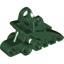 Dark Green Bionicle Foot with Ball Joint Socket 2 x 3 x 5