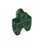 Dark Green Technic Axle Connector 2 x 3 with Ball Socket Open Sides