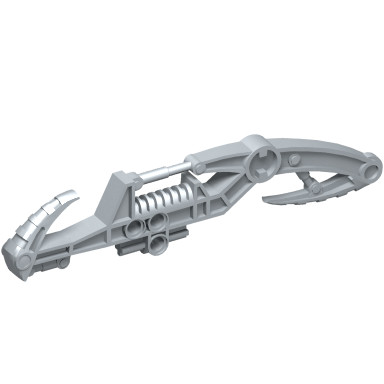 Flat Silver Bionicle Weapon Vahki Staff of Suggestion (Zadakh)