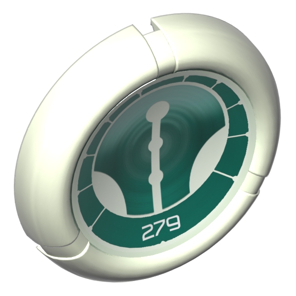 Glow In Dark Opaque Bionicle Disk 279 Ga-Metru Print