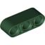 Dark Green Technic Beam 1 x 3 Thick