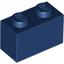 Dark Blue Brick 1 x 2