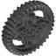 Black Technic Gear 36 Tooth Double Bevel