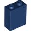 Dark Blue Brick 1 x 2 x 2 with Inside Axle Holder