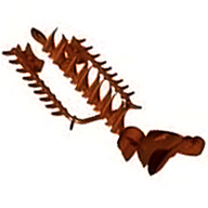 Reddish Brown Bionicle Piraka Spine Flexible with Mask and Arm Covers Avak