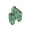 Sand Green Technic Axle Connector 2 x 3 with Ball Socket Open Sides