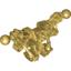 Pearl Gold Bionicle Piraka Torso with Two Ball Joints