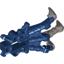 Dark Blue Bionicle Foot Piraka Clawed with Pearl Light Gray Talons [Dark Blue]