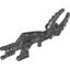 Pearl Dark Gray Bionicle Weapon Piraka Lava Launcher (Hakann)