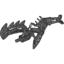 Pearl Dark Gray Bionicle Weapon Piraka Seismic Pickaxe (Avak)