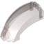 Trans-Black Windscreen 12 x 6 x 6 Curved
