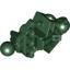 Dark Green Bionicle Vahki Leg Lower Section