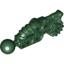 Dark Green Bionicle Toa Hordika Arm Lower Section with Ball Joint