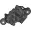 Pearl Dark Gray Bionicle Vahki Leg Lower Section