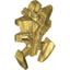 Pearl Gold Bionicle Armor Small Triangular with Pincer End
