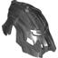 Pearl Dark Gray Hero Factory Mask Dual Sided - Fire Lord/Drilldozer