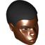 Reddish Brown Large Figure Head Finn