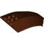 Reddish Brown Windscreen 8 x 6 x 2 Curved