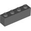 Dark Bluish Gray Brick 1 x 4