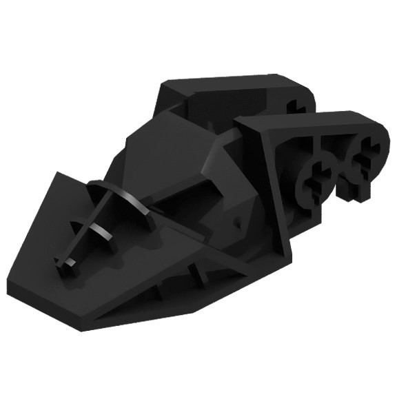 Black Technic Block 3 x 6 x 1 & 2/3