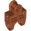 Dark Orange Technic Axle Connector 2 x 3 with Ball Socket Open Sides