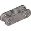 Pearl Light Gray Technic Axle and Pin Connector Perpendicular 3L with Centre Pin Hole
