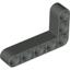 Dark Gray Technic Beam 3 x 5 L-Shape Thick