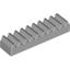 Light Bluish Gray Technic Gear Rack 1 x 4