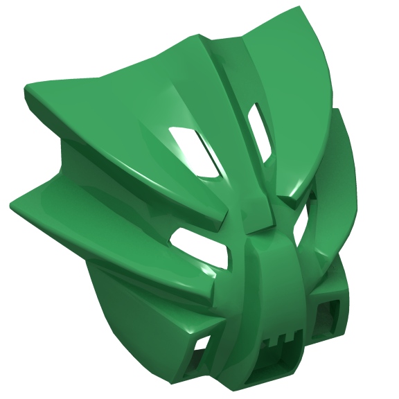 Green Bionicle Mask Miru Nuva