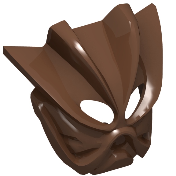 Brown Bionicle Mask Kakama Nuva