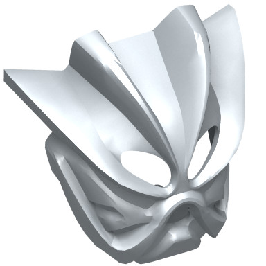 Pearl Light Gray Bionicle Mask Kakama Nuva