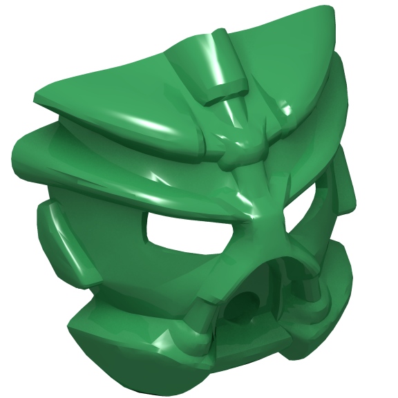 Green Bionicle Mask Pakari Nuva