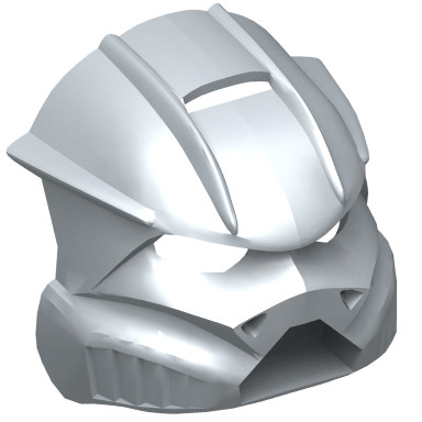 Pearl Light Gray Bionicle Mask Kaukau Nuva