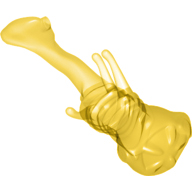 Trans-Yellow Bionicle Squid Rubber
